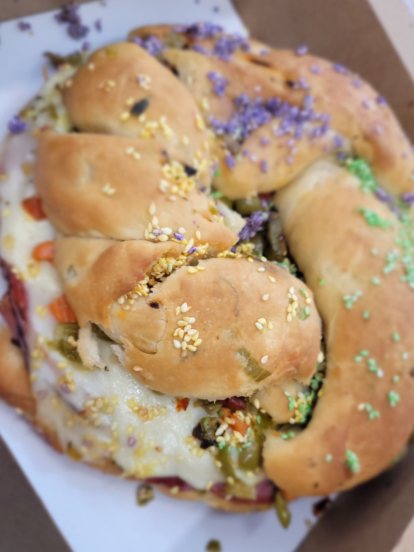 Muffuletta King Cake