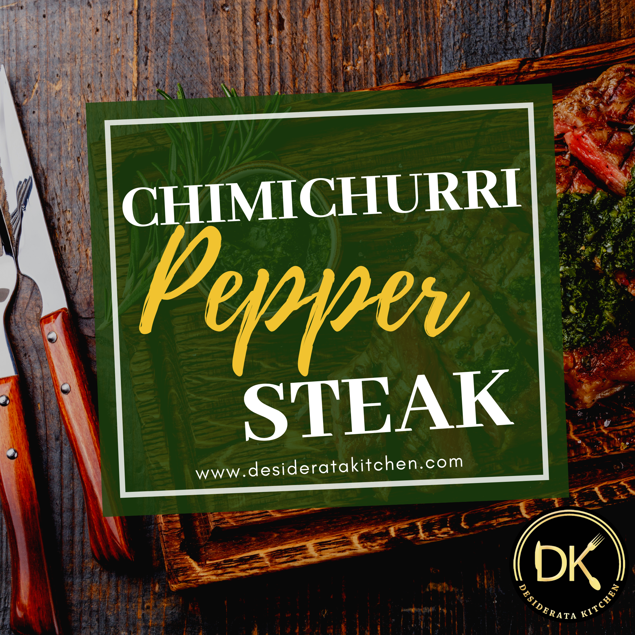 Chimichurri Pepper Steak