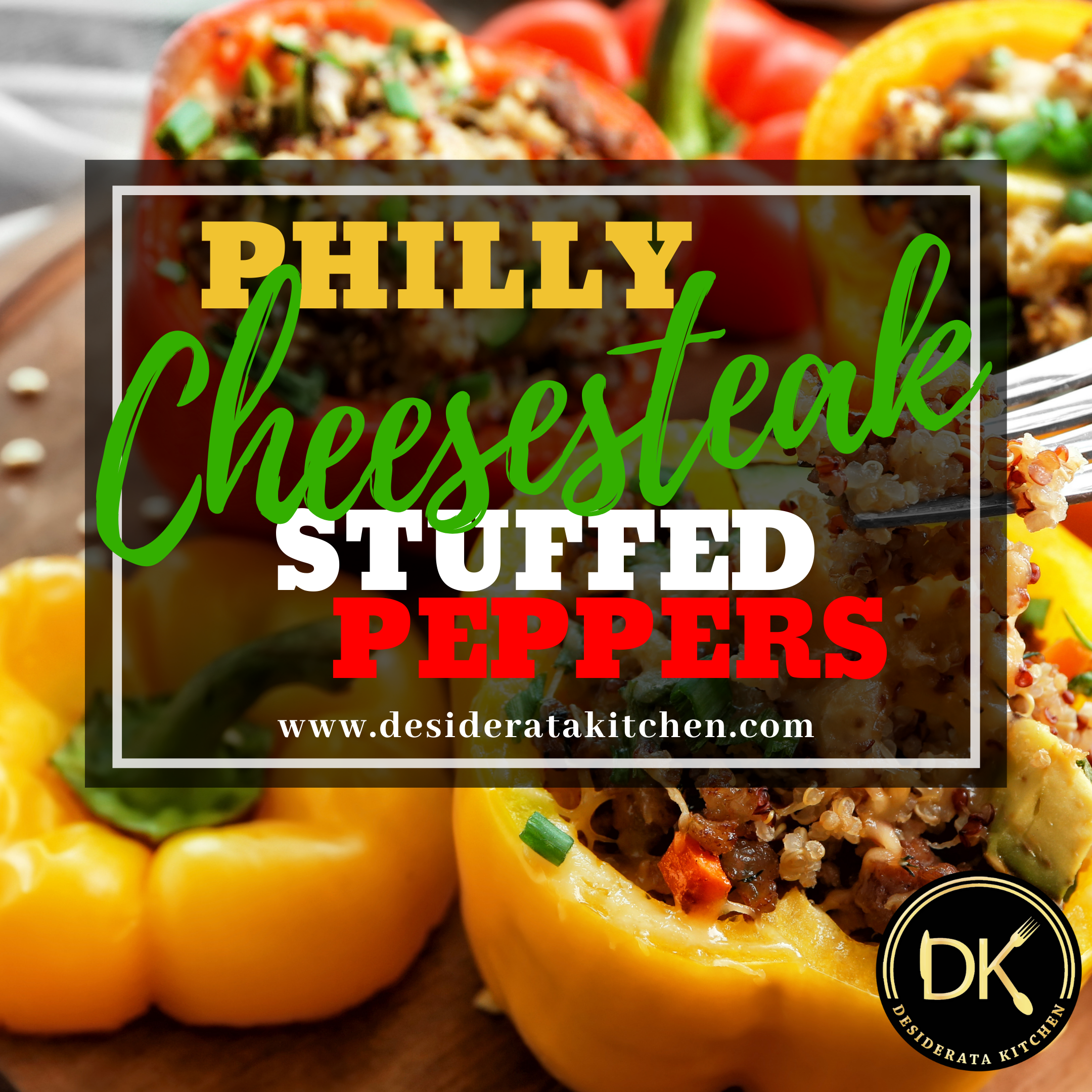 Philly Cheesesteak Stuffed Peppers
