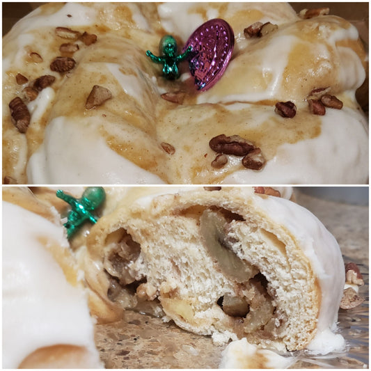 Bananas Foster King Cake