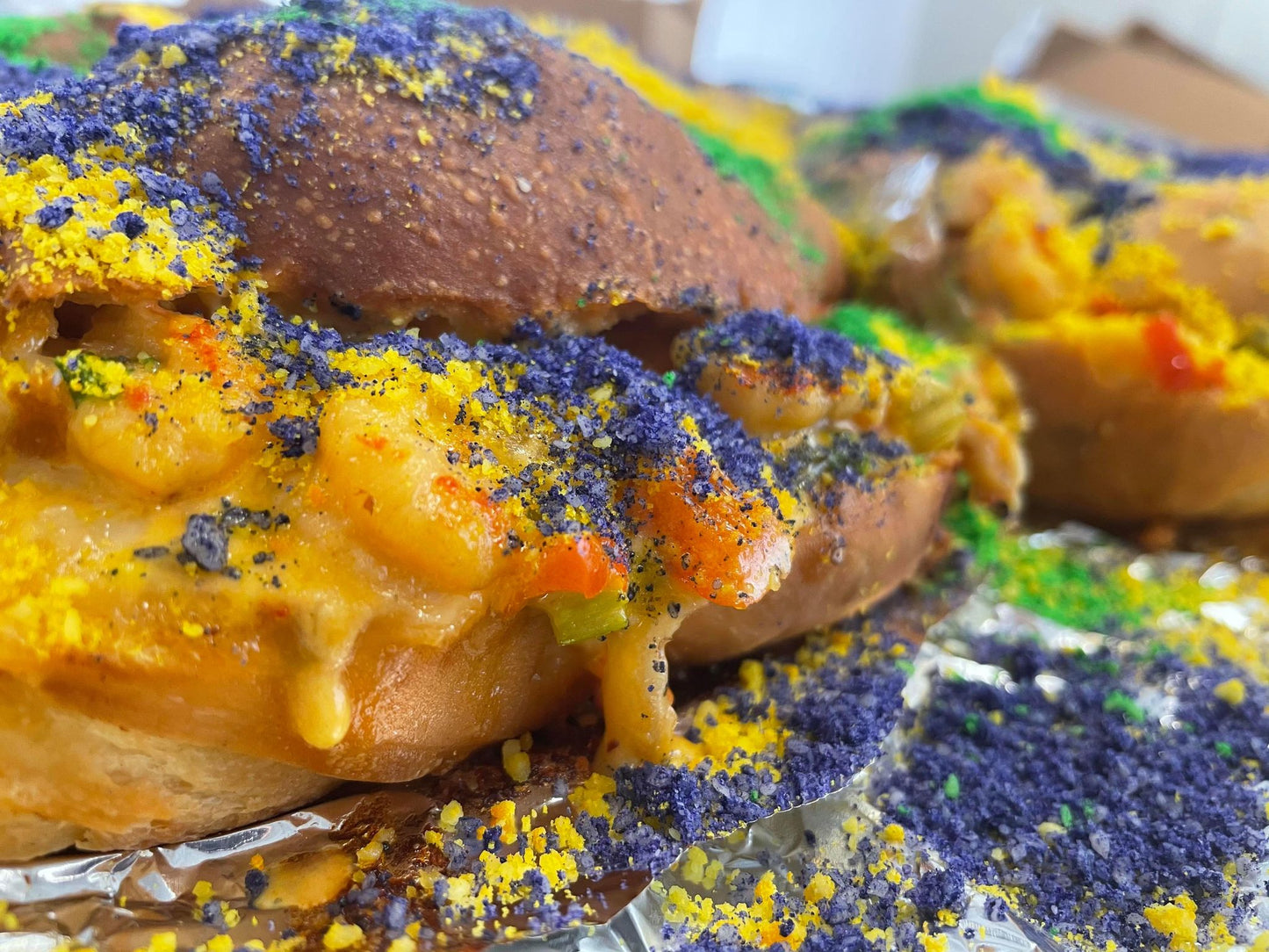 Savory Crawfish Bread King Cake
