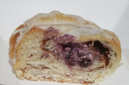 Blueberry Goat Cheese King Cake