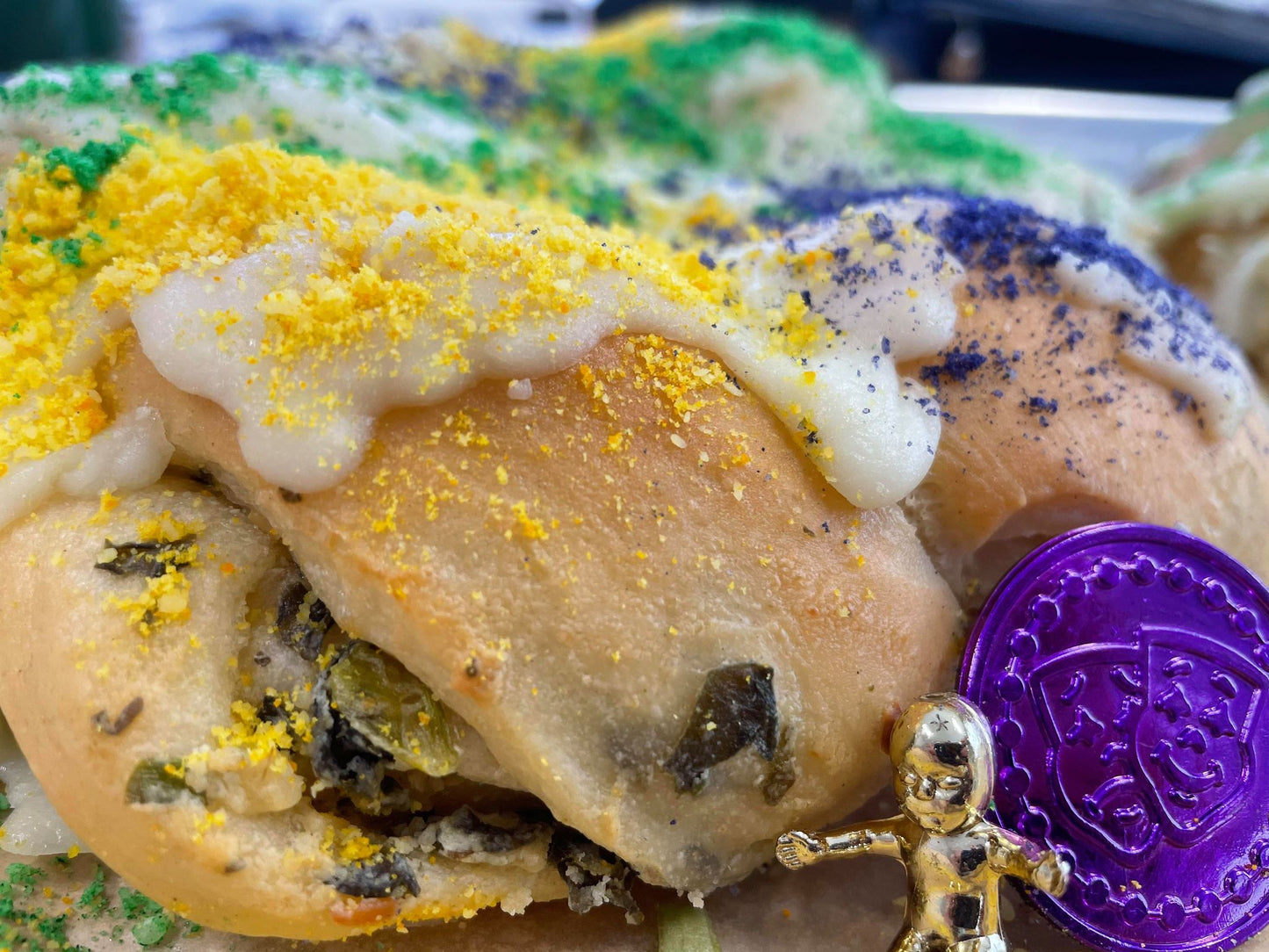 Savory Spinach & Artichoke King Cake